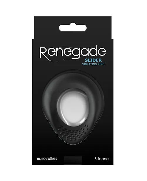 Ns Novelties INC Couples Renegade Slider Vibrating Cock Ring Black Ns Novelties INC Couples Renegade Slider Vibrating Cock Ring Black