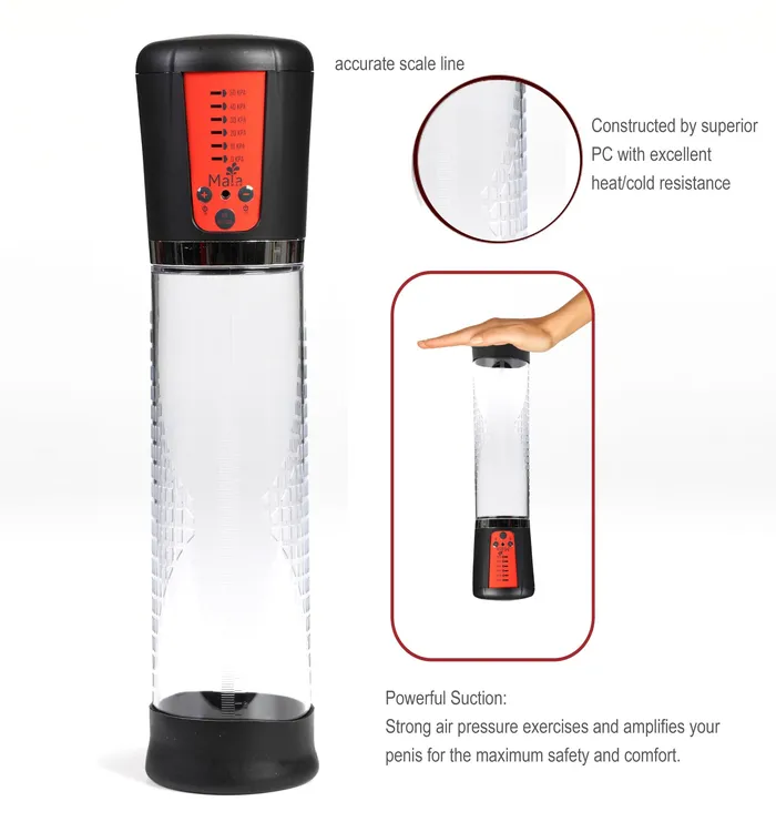 Maia Toys Male Sex Toys Jackson Rechargeable Penis Vacuum Pump Orange Maia Toys Male Sex Toys Jackson Rechargeable Penis Vacuum Pump Orange