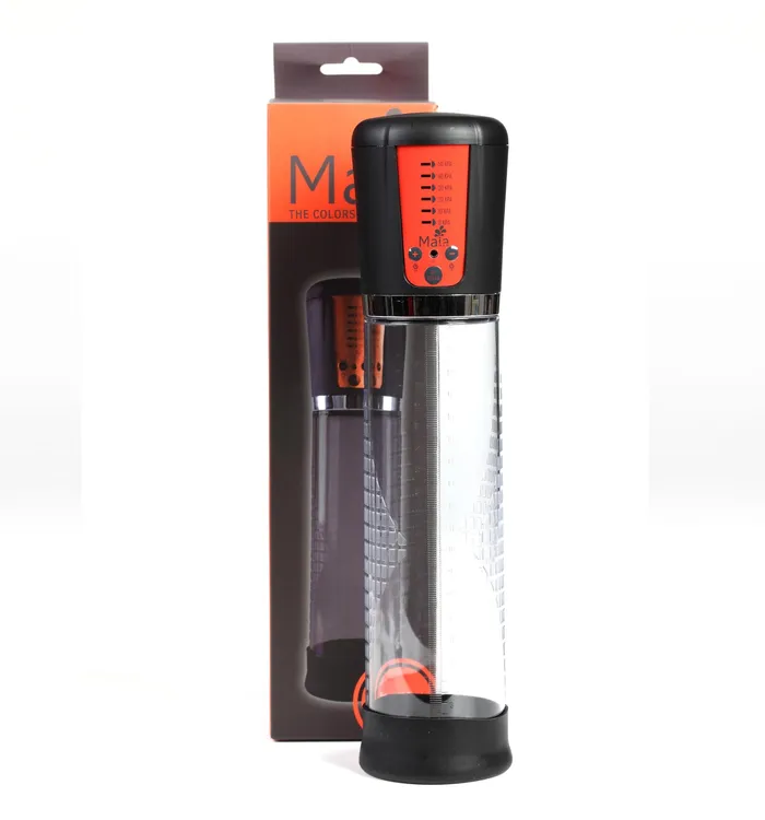 Maia Toys Male Sex Toys Jackson Rechargeable Penis Vacuum Pump Orange Maia Toys Male Sex Toys Jackson Rechargeable Penis Vacuum Pump Orange