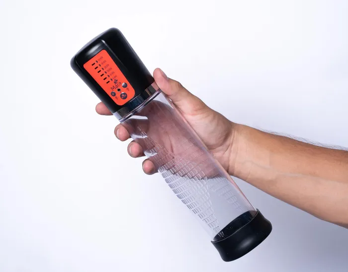 Maia Toys Male Sex Toys Jackson Rechargeable Penis Vacuum Pump Orange Maia Toys Male Sex Toys Jackson Rechargeable Penis Vacuum Pump Orange