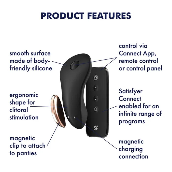 Satisfyer Vibrators Satisfyer Little Secret Panty Vibe With Bluetooth App