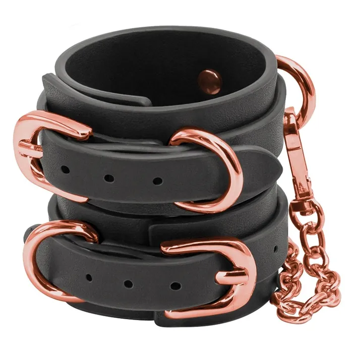 Bondage Couture Wrist CuffsBlack NS NOVELTIES Restraints