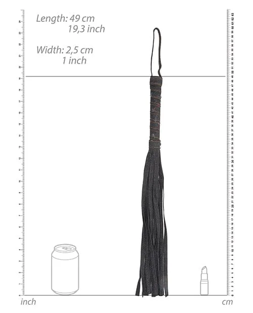 Shots America Vibrators Denim Flogger Shots America Vibrators Denim Flogger