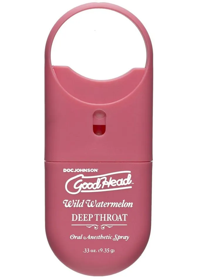 GoodHead Anal Goodhead Deep Throat ToGo Oral Anesthetic Spray Wild Watermelon GoodHead Anal Goodhead Deep Throat ToGo Oral Anesthetic Spray Wild Watermelon