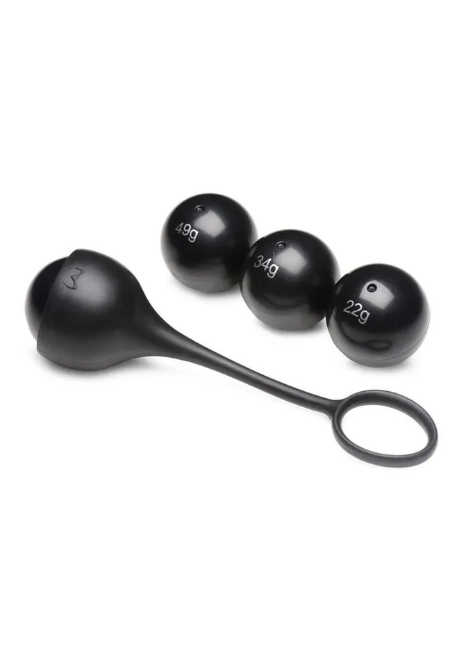 Male Sex Toys Master Series Cock Dangler Silicone Penis Strap with Weights Master Series