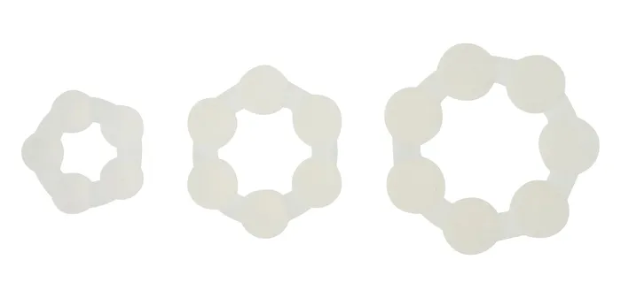 Dildos Frohle Wholesale Frohle Love Rings With Balls Set Of 3 SML LR008