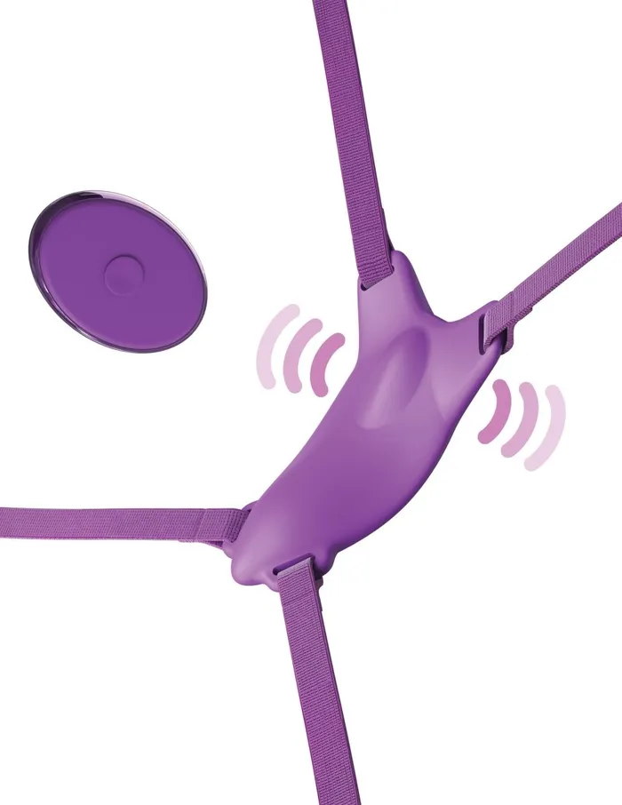 Pipedream Female Sex Toys Ultimate Butterfly Strapon Purple Pipedream Female Sex Toys Ultimate Butterfly Strapon Purple