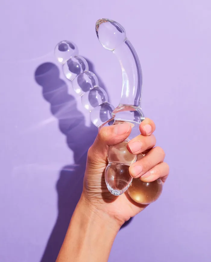 Baoying Dildos Bubble Glass Dildo