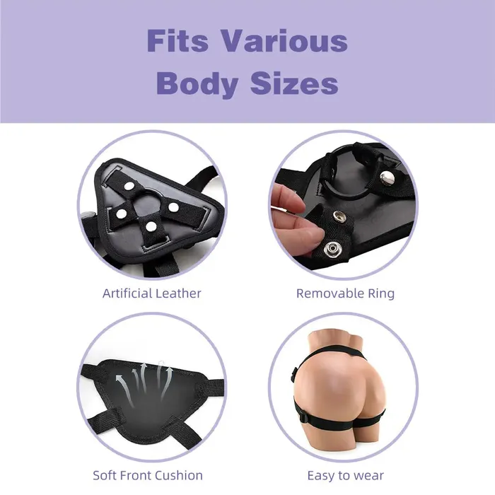 Female Sex Toys Romulus Adjustable StrapOn Harness Sex Straps Durable Nylon Lace Straight Lesbian Women Pegging