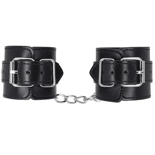 Love In Leather Faux Leather Wrist Cuffs With Buckle Couples