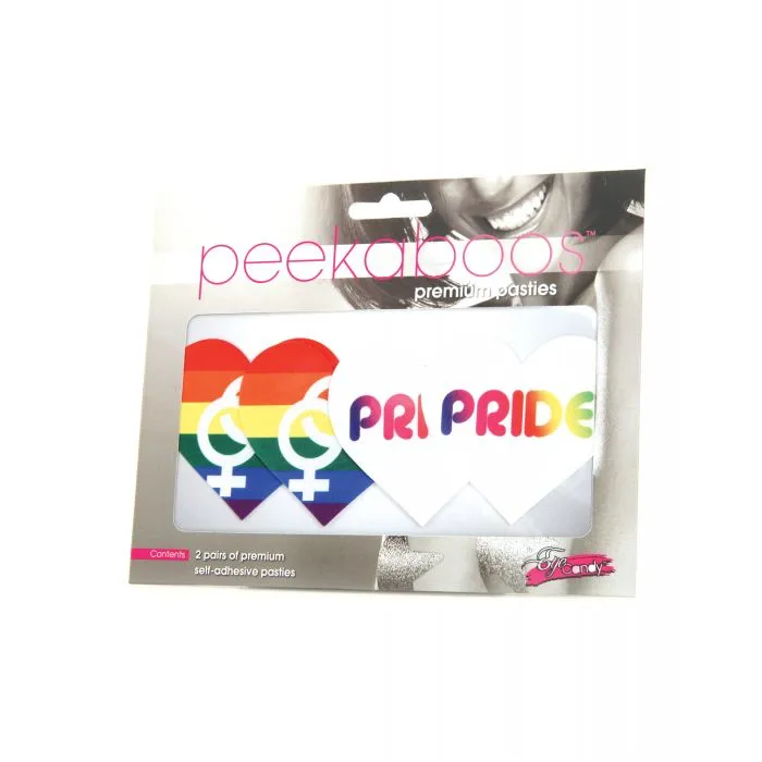 Peekaboos Pride Hearts Eye Candy Vibrators