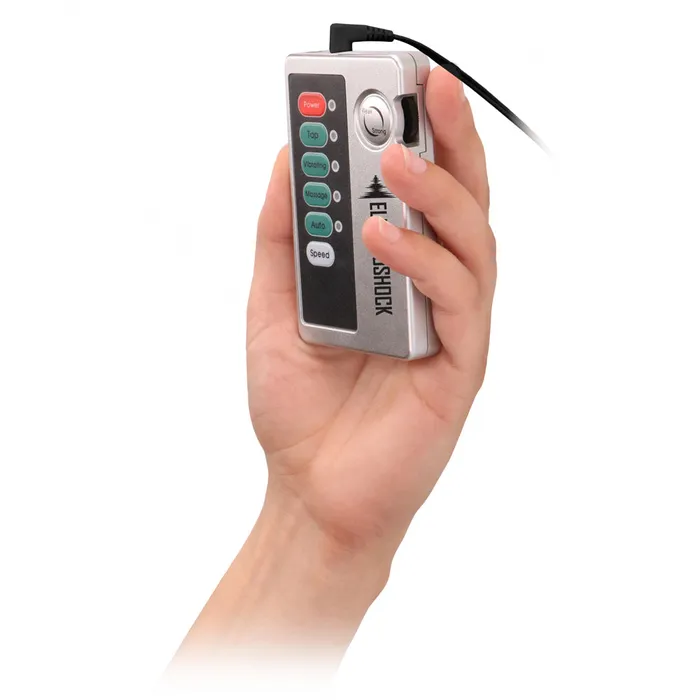 Male Sex Toys Shots Media ElectroShock 39 Ribbed EStimulation Butt Plug