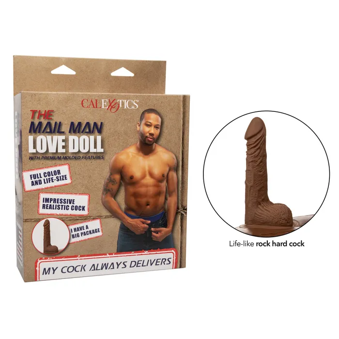 The Mail Man Inflatable Male Love Doll With Dildo California Exotics Male Sex Toys
