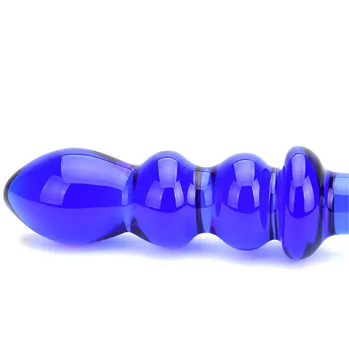 Dildos Spectrum Spectrum Ribbed GSpot Glass Dildo Dildos Spectrum Spectrum Ribbed GSpot Glass Dildo
