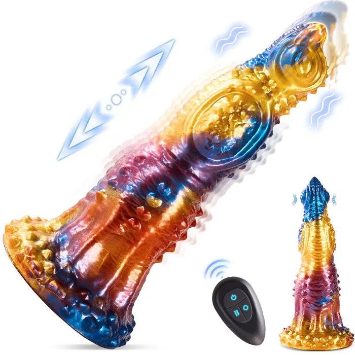 Domlust Anal Exotic Monster Dildo Butt Plug Remote Control Thrusting Realistic Animal Dildos