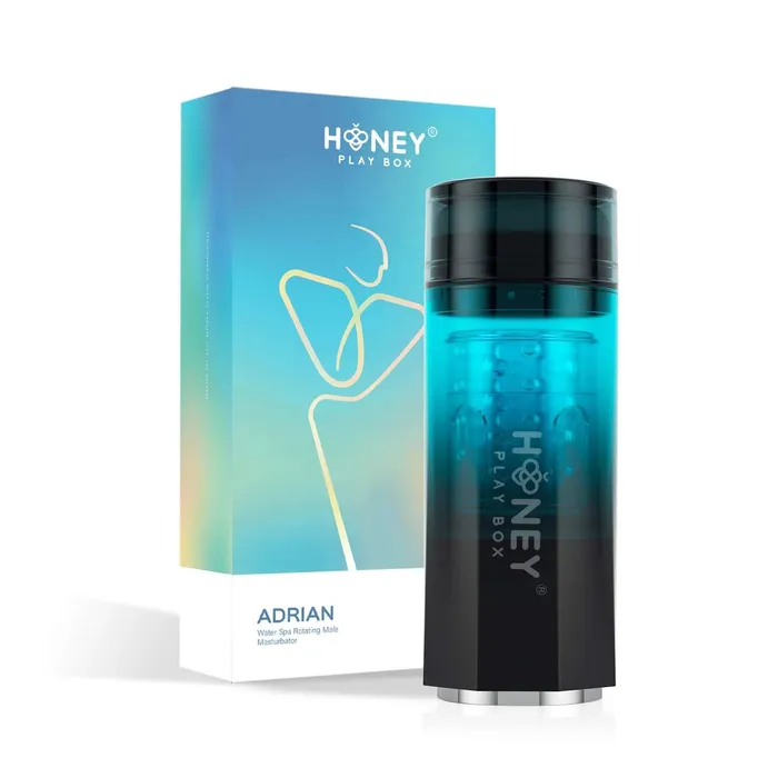 Honey Play Box Male Sex Toys Adrian Water Spa Rotating Male Masturbator Blue Honey Play Box Male Sex Toys Adrian Water Spa Rotating Male Masturbator Blue