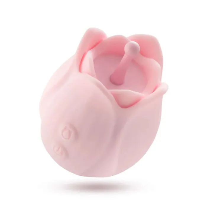 Play With Me Romantic Rose Vibrator Pink Blush Vibrators