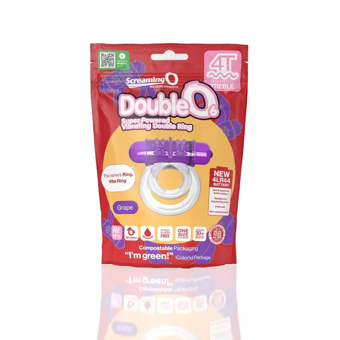 Screaming O Male Sex Toys Screaming O 4t Double O 6 Super Powered Vibrating Double Ring Grape Screaming O Male Sex Toys Screaming O 4t Double O 6 Super Powered Vibrating Double Ring Grape