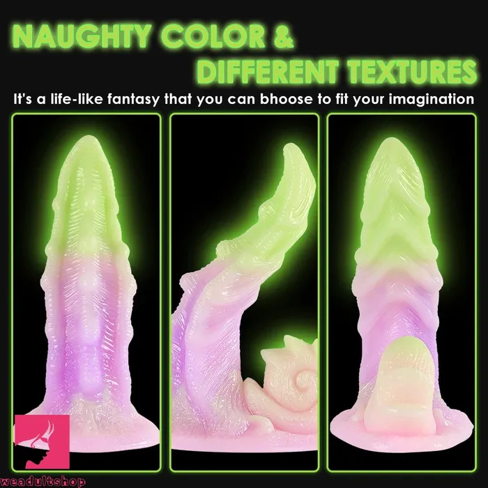 787in Dragon Tentacle Luminous Anal Monster Silicone Flexible Dildo Weadultshop Female Sex Toys