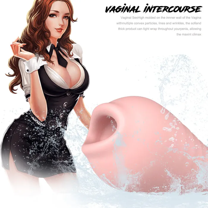 adultsextoy123 Male Sex Toys 4D Realistic Deep Throat Male Masturbator Oral Silicone Portable Cock Stimulator