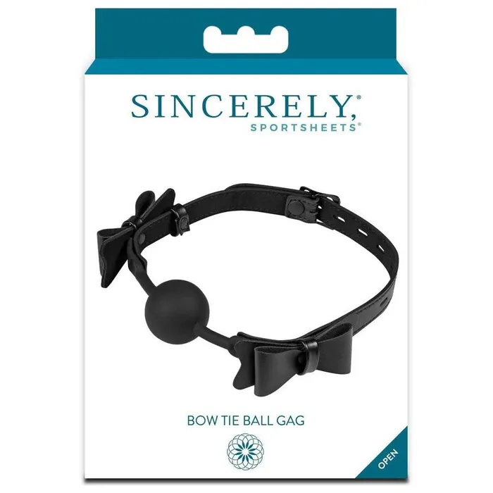 Anal Sale Specials Bow Tie Ball Gag Black