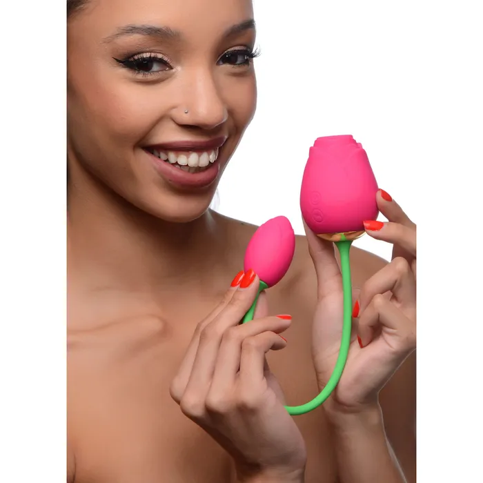 Bloomgasm Rose Duet Sucking Rose and Vibrating Rosette XR Brands Vibrators
