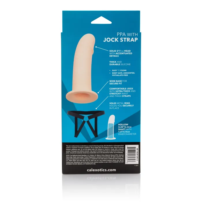 CalExotics Female Sex Toys Ppa With Jock Strap Ivory