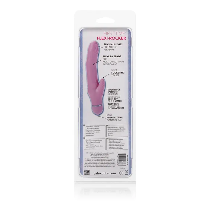 Calexotics Vibrators Bendable Bunny Vibrator Soft Powerful and Waterproof Fun