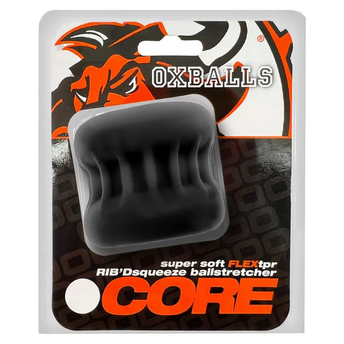 Core Gripsqueeze Ballstretcher Black Ice Oxballs Anal Core Gripsqueeze Ballstretcher Black Ice Oxballs Anal