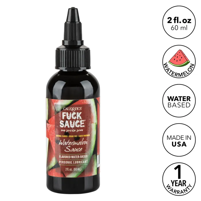 Lubricants CalExotics Fuck Sauce Flavored WaterBased Personal Lubricant Watermelon 2 Fl Oz Lubricants CalExotics Fuck Sauce Flavored WaterBased Personal Lubricant Watermelon 2 Fl Oz